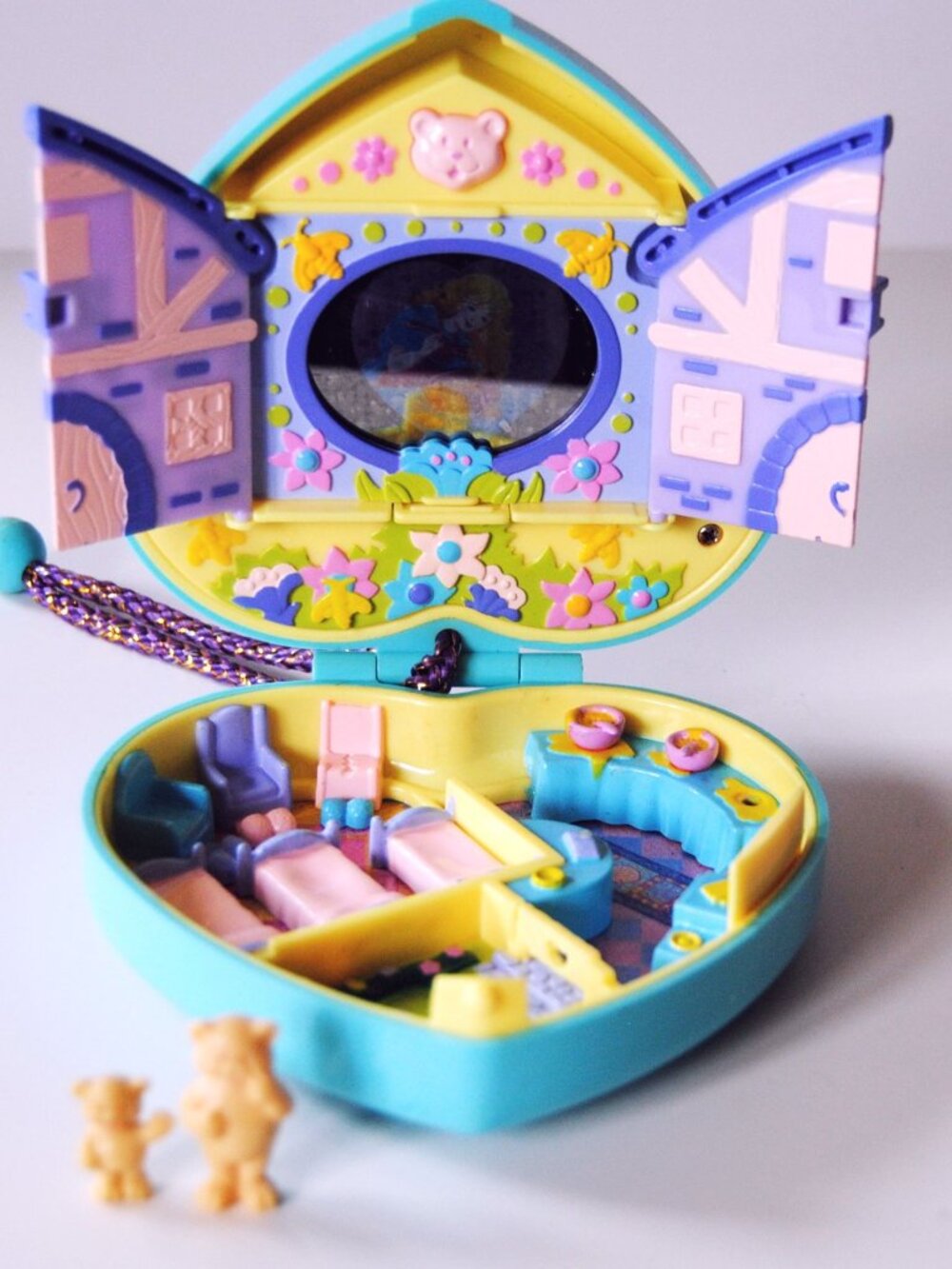 My Little Fairy Tales Goldilocks & The Three Bears Heart Compact Polly Pocket